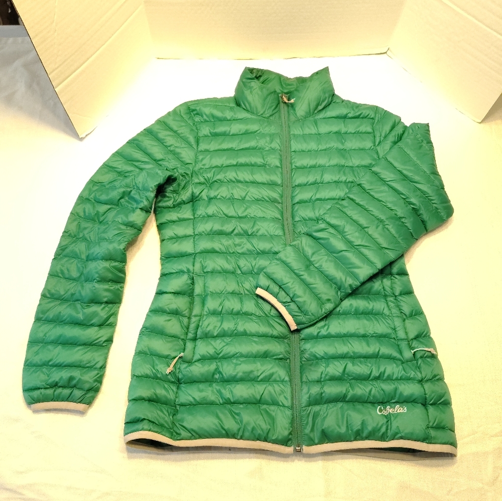 Cabela's Women Down Jacket, Size- SMALL